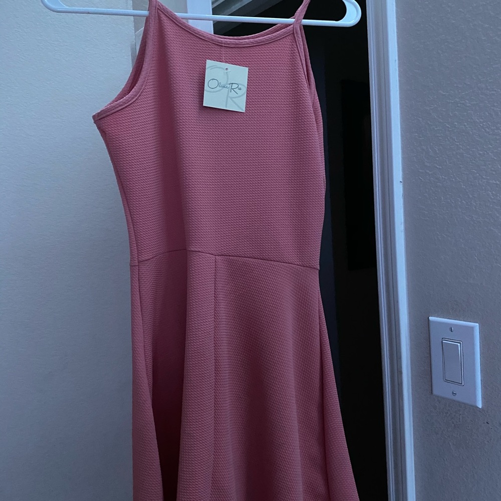 light pink dress